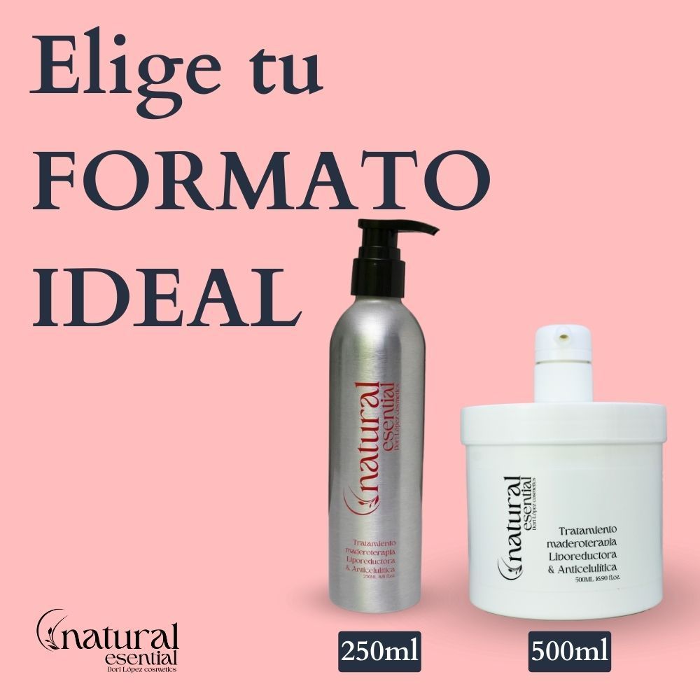 Crema liporeductora anticelulitica 500 natural esential maderoterapia dori lopez 6