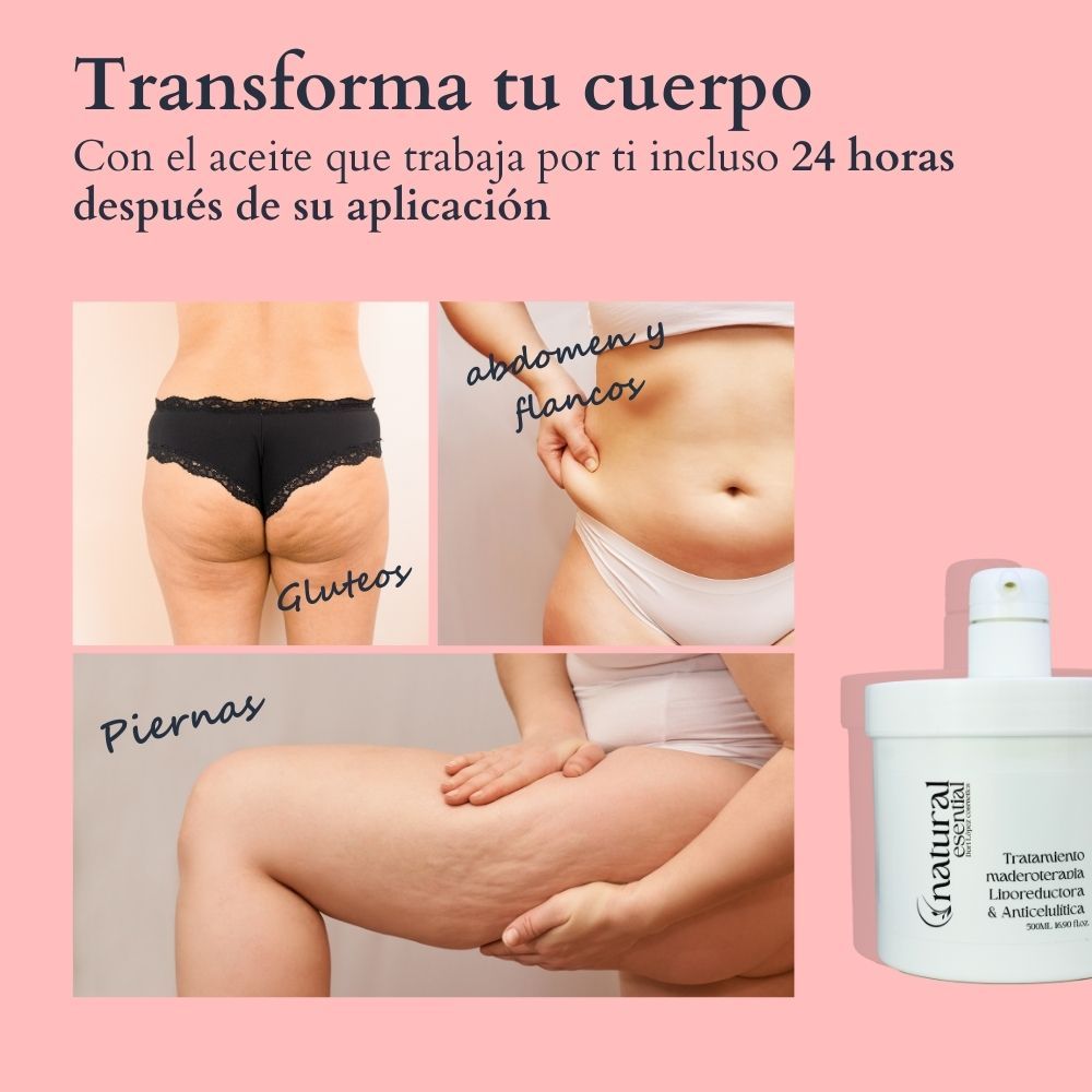 Crema liporeductora anticelulitica 500 natural esential maderoterapia dori lopez 7