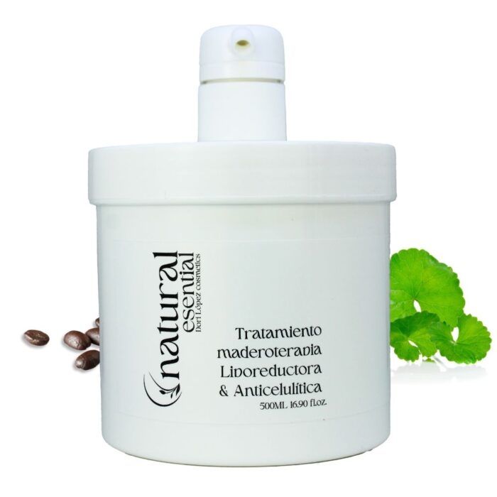 Crema liporeductora anticelulitica 500 natural esential maderoterapia dori lopez