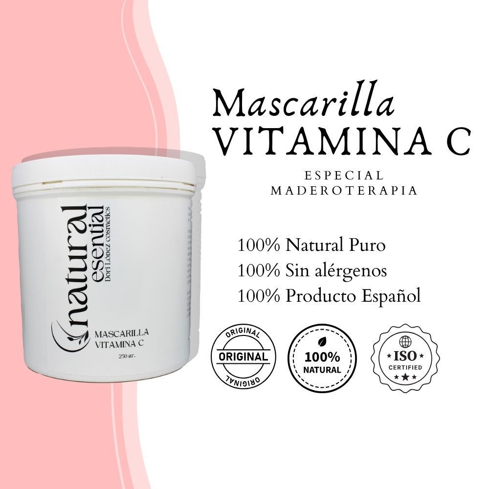 Mascarilla vitamina c natural esential maderoterapia dori lopez 2