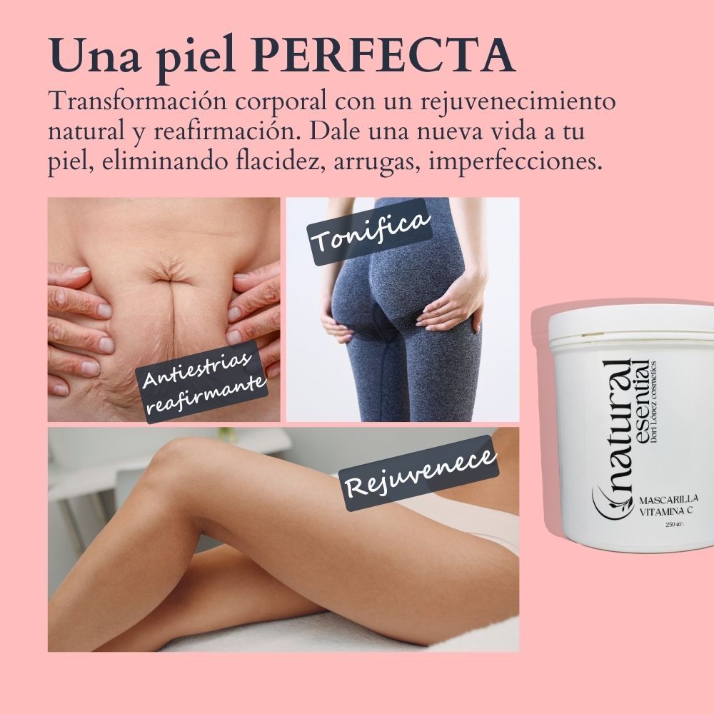 Mascarilla vitamina c natural esential maderoterapia dori lopez 6