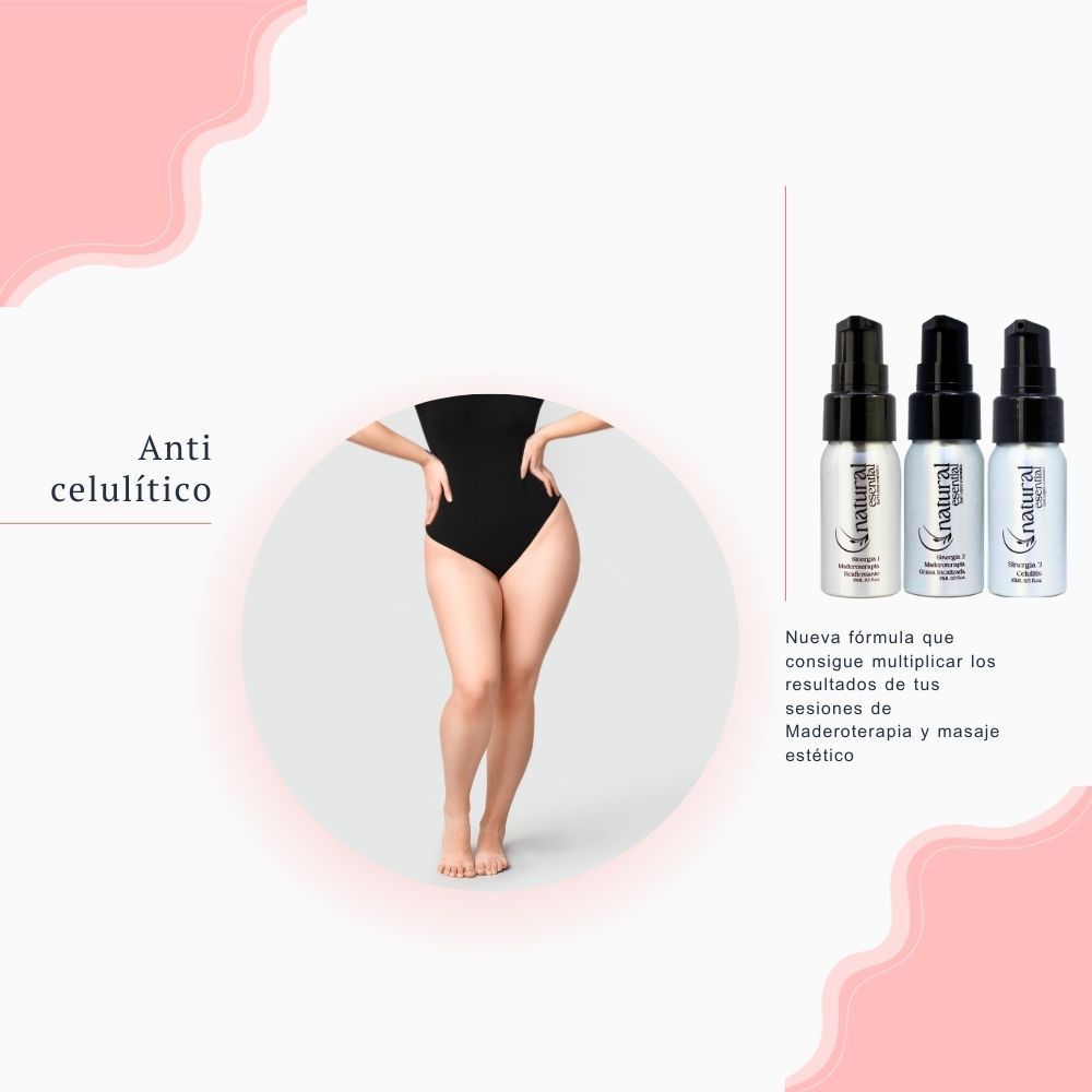 Pack 3 sinergias natural esential maderoterapia 8