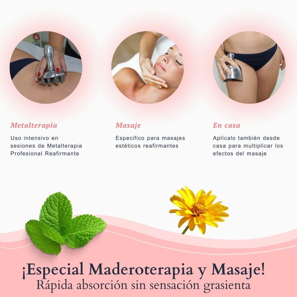 Tratamiento metalterapia reafirmante efecto frio natural esential maderoterapia dori lopez 3