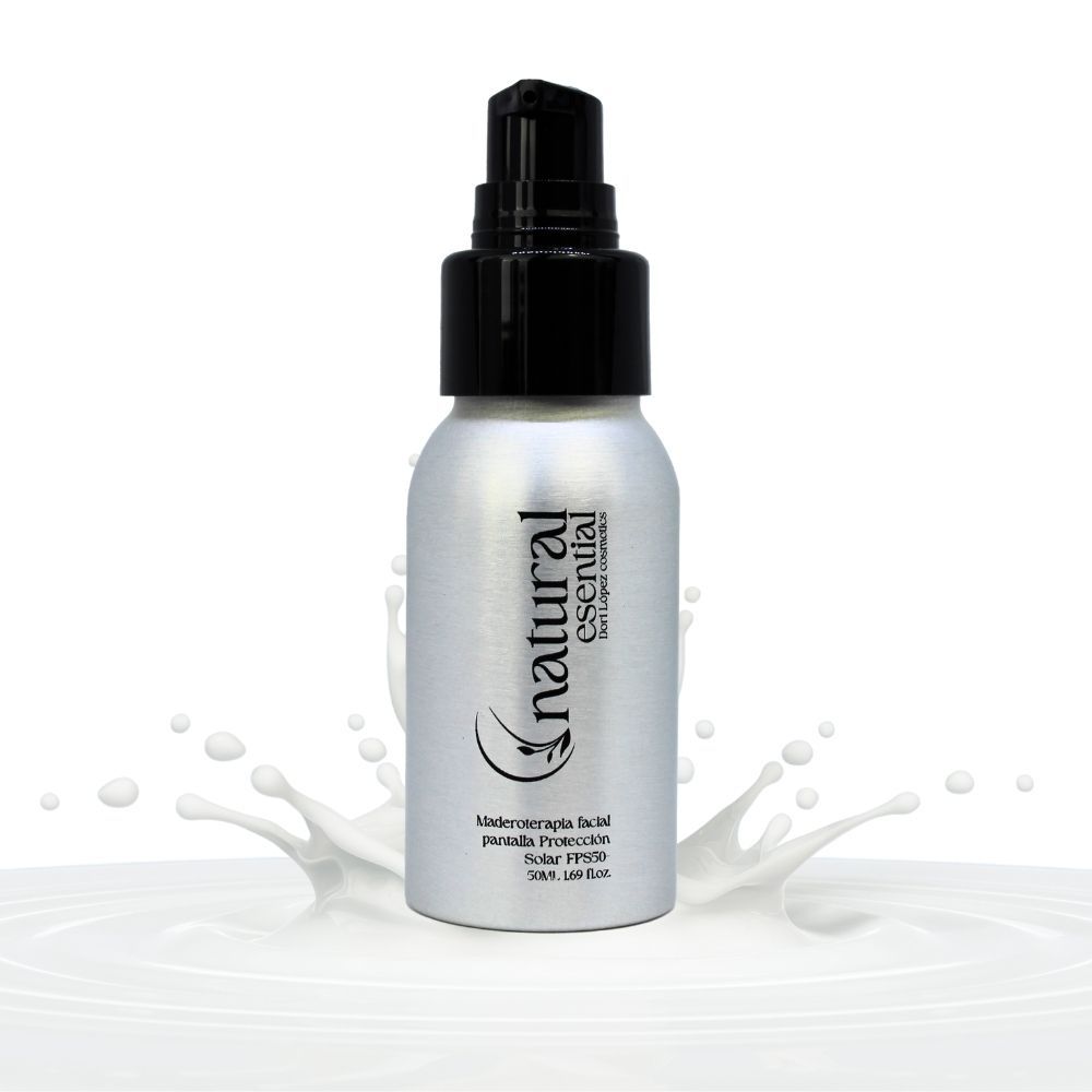 pantalla proteccion facial fps50 natural esential maderoterapia dori lopez